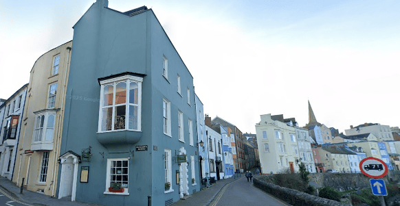 Florentino’s Tenby restaurant which overlooks the harbour.
