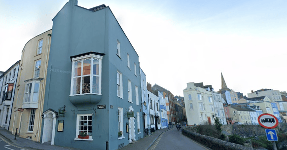 Florentino’s Tenby restaurant which overlooks the harbour.