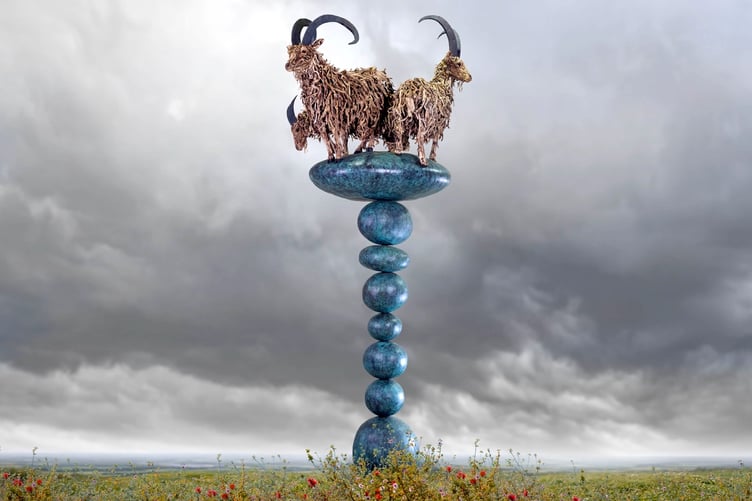 One notable piece on show will be James Doran-Webb’s ‘The Importance of Company’ - described as a delicate balance between fellowship and a quick nudge.
