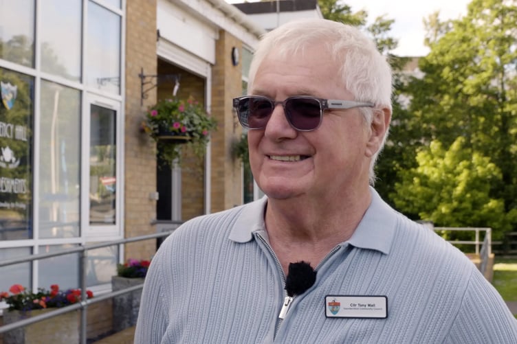 Councillor Tony Wall, leader of Saundersfoot Emergency Volunteers group