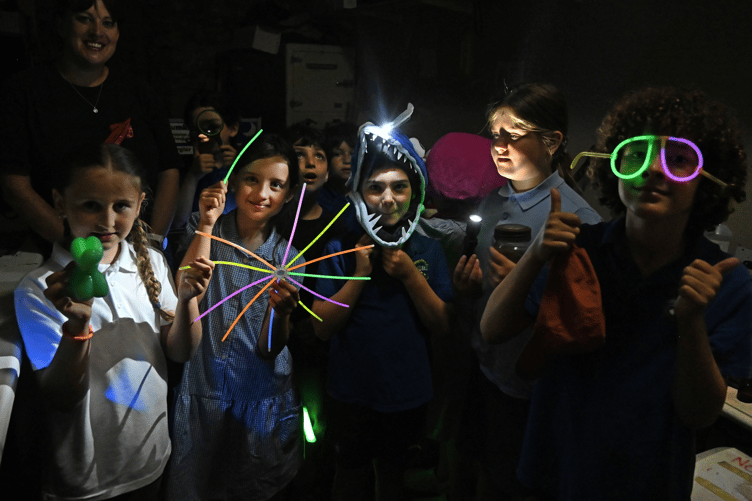 Discovering the world of bioluminescence in the dark lab Welston Challenge