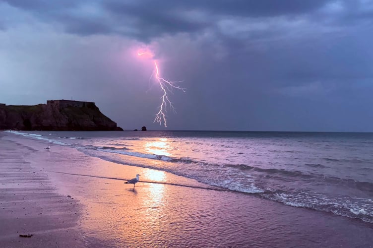 Lyndsey - lightning strike St Catherine’s Island