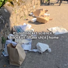 'Travellingwelshman' slams lazy litterbugs