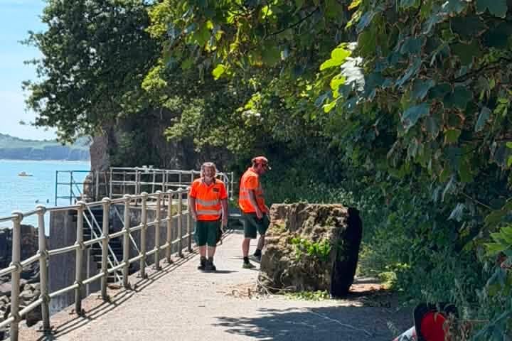 Coppet hall rock fall