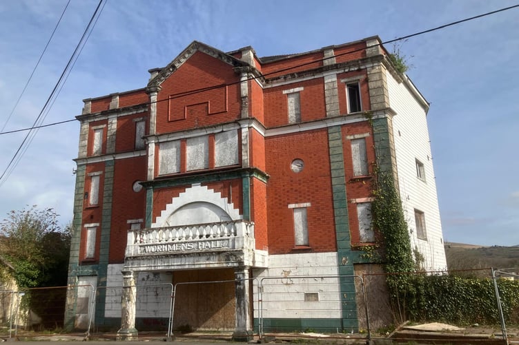 Garnant Workmen's Hall, Garnant (pic submitted and free for use for wire partners)