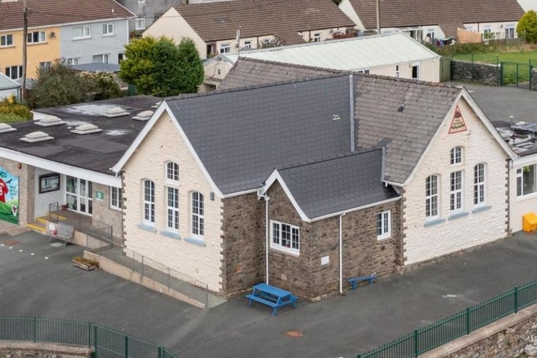 Plans for a new classroom at Llandissilio’s Ysgol Brynconin Welsh Medium 3-11 school to replace a old prefabricated building have been approved. Picture: Pembrokeshire