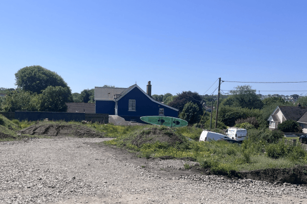 permission for a residential development of four houses on land adjacent to Westaways, Station Road, Kilgetty. Picture: Matthew Hitches application to Pembrokeshire county Council.