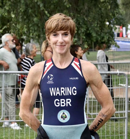 Stephanie Waring is the reigning 2025 Age Group Sprint Triathlon World Champion and is now preparing to defend her World Championship title while also competing in the Olympic Distance World Championships in Spain.