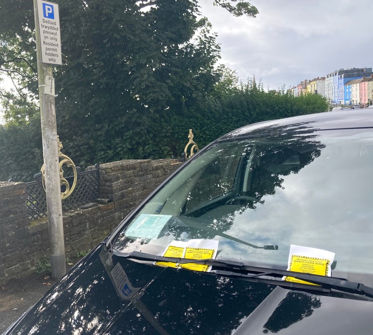 parking tickets Tenby