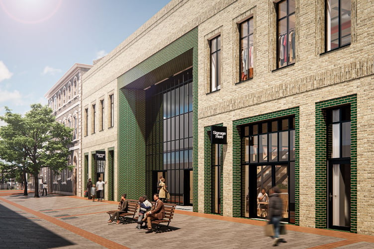 Another image of the proposed new indoor market in Llanelli (image supplied by Carmarthenshire Council and free for use for wire partners)