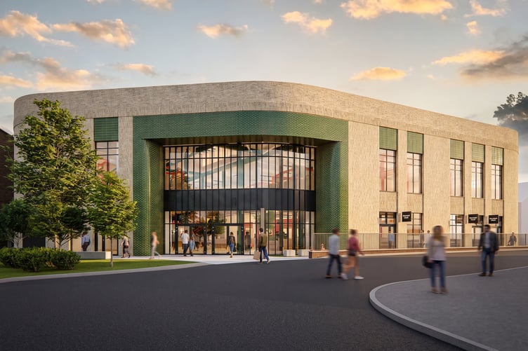 Image of the proposed new indoor market in Llanelli (image supplied by Carmarthenshire Council and free for use for wire partners)