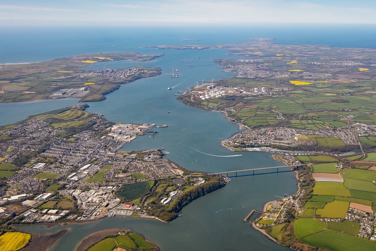 Port of Milford Haven - aerial view