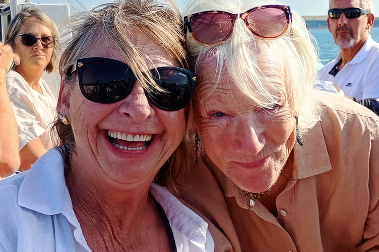Gill Rogers (left) did a great job organising the trip