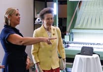 Princess Anne celebrates British craftsmanship at National Weaving in Narberth
