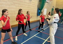 Pembrokeshire girls try their hand at new sports
