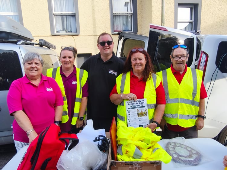 Some of Narberth Civic Weeks Committee who are supporting the campaign.