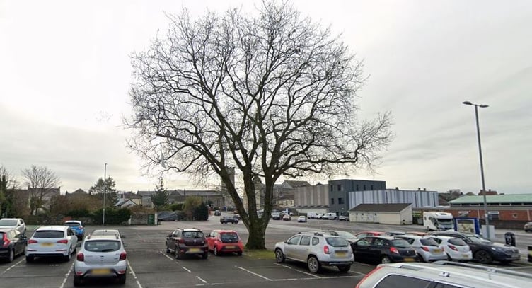 St Peter's car park, Carmarthen (Google Maps and free for use for wire partners)
