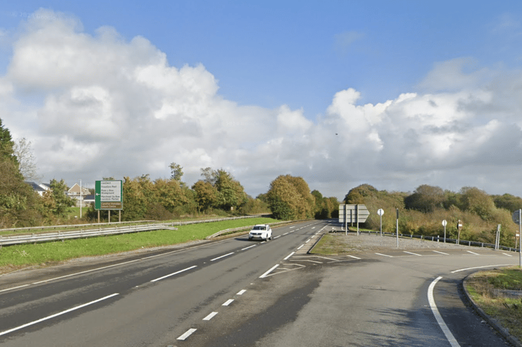 The speeding offence was detected on the A40 dual carriageway adjacent to the Nantyci Showground