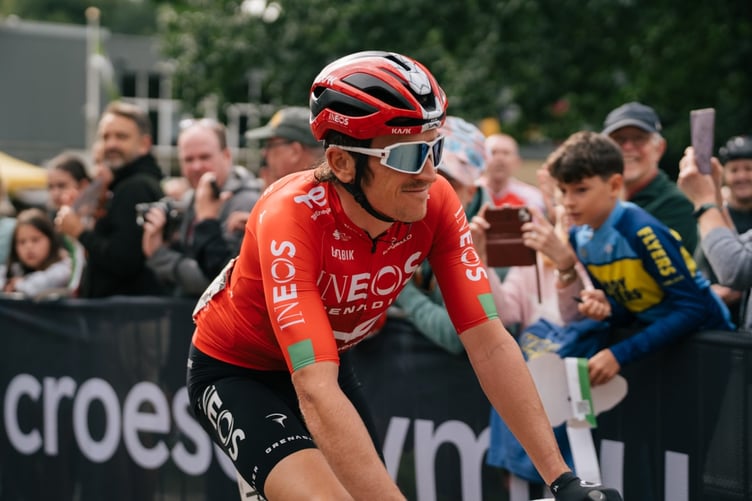 Geraint Thomas, former Tour de France winner and Wales Cycling Ambassador