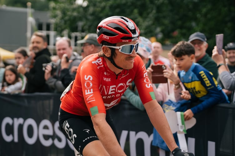 Geraint Thomas, former Tour de France winner and Wales Cycling Ambassador