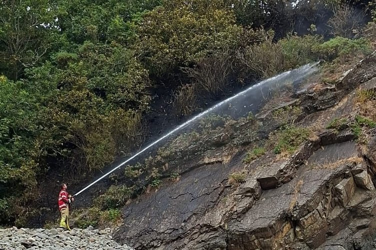 Saundersfoot wildfire
