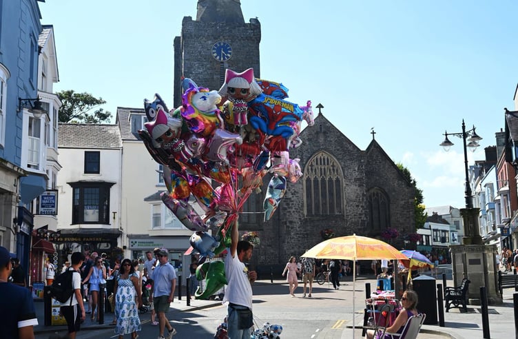 street traders Tenby
