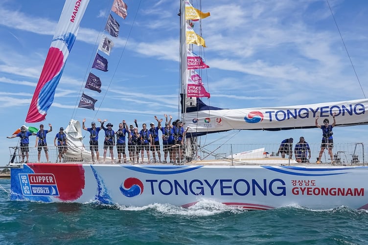 Lou’s team, Tongyeong, arrives back in Portsmouth