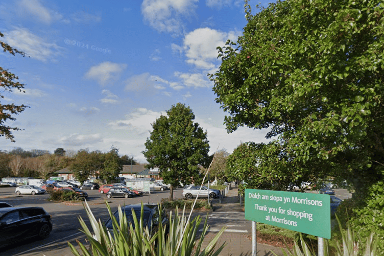 Car park at Morrisons, Haverfordwest