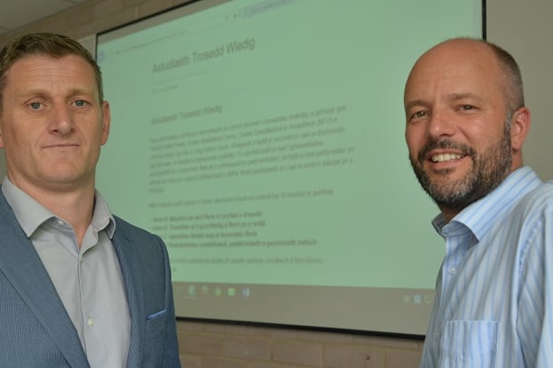Dr Wyn Morris (left) from Aberystwyth Business School and Dr Gareth Norris from the Department of Psychology at Aberystwyth University who have developed the rural crime study.