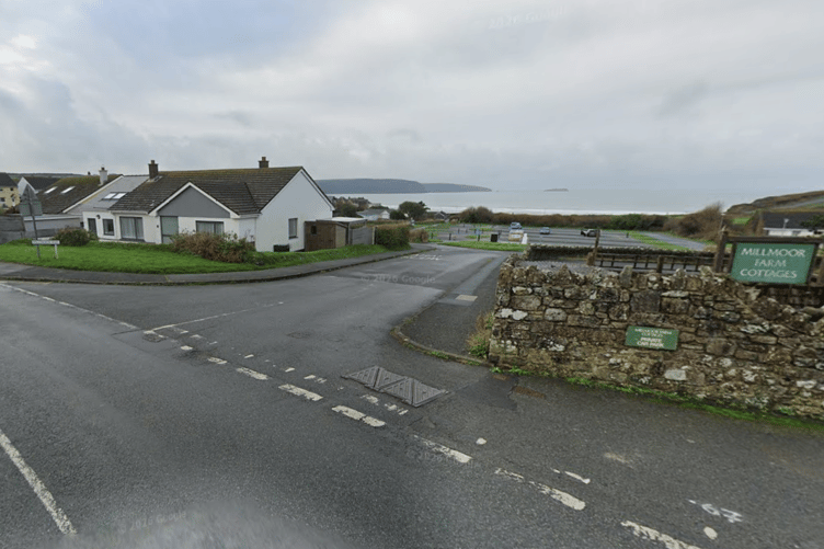 B4341 at Broad Haven, Pembrokeshire