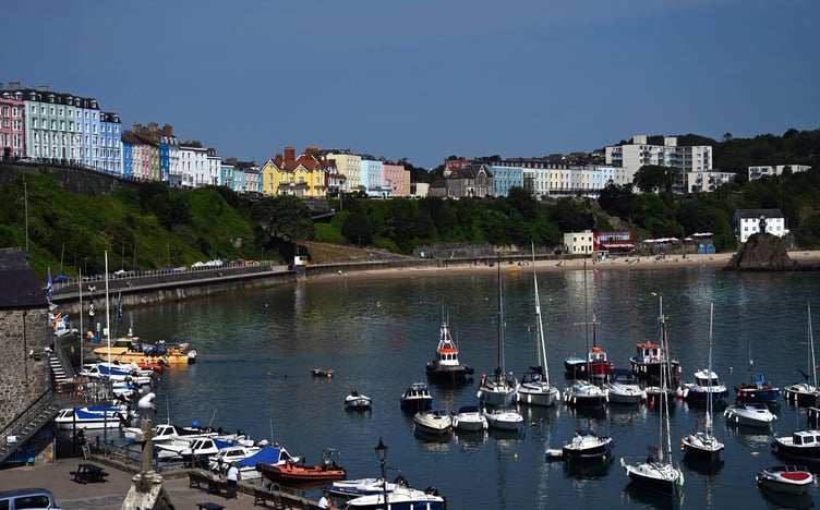 tenby north beach harbour