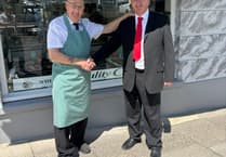 County Councillor highlights Haverfordwest butcher