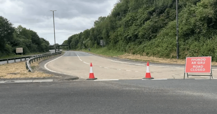 Dyfed-Powys Police is investigating a six-vehicle road traffic collision, which occurred on the A40