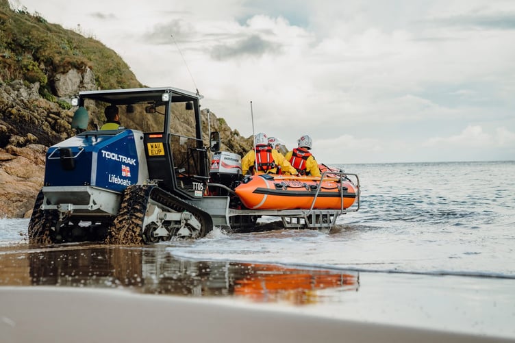 Tenby RNLI's inshore lifeboat