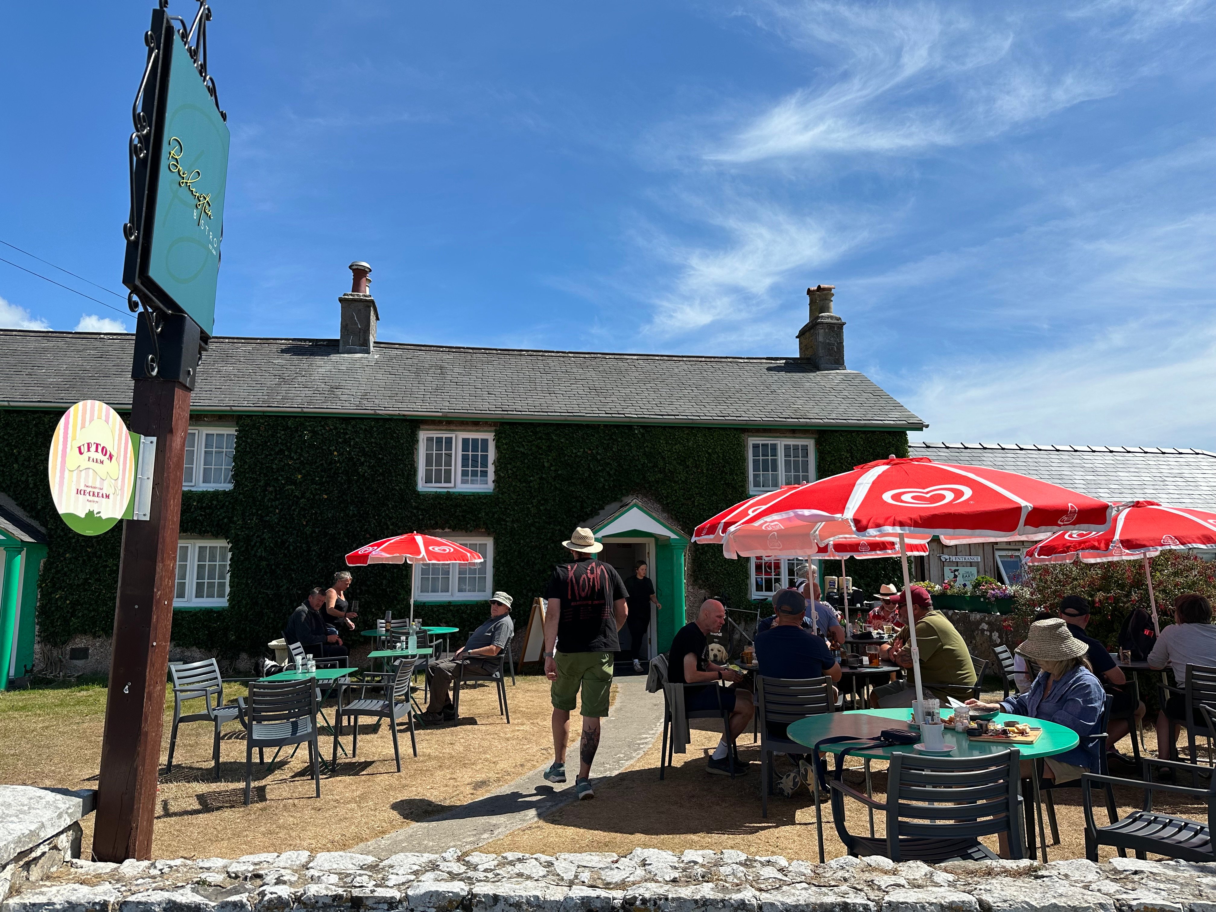 Bosherston Bistro’s garden feels instantly familiar