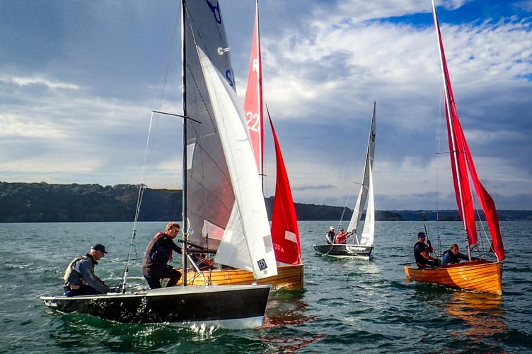 Dinghy sailing at Tenby Sailing Club