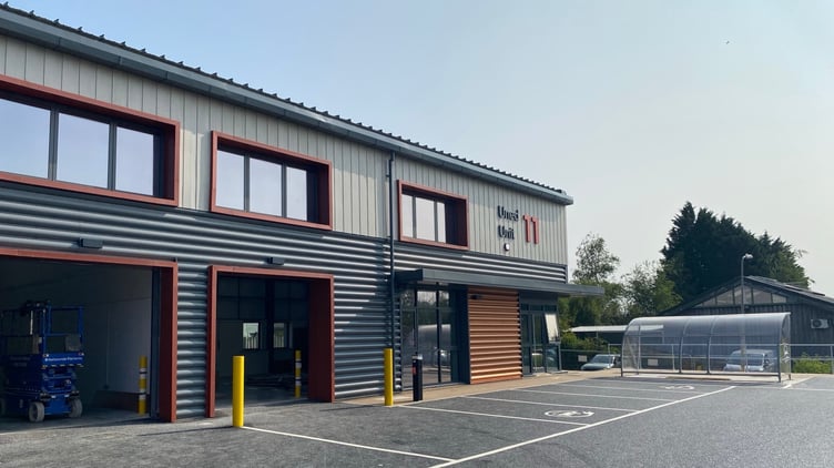 Five much-needed energy-efficient business units have been completed in Carmarthenshire