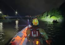 Multi-agency search in River Tywi for missing person