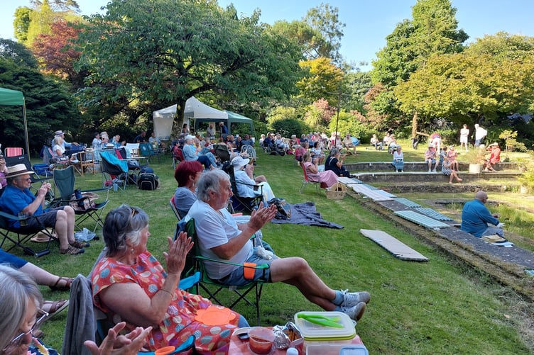 A substantial crowd enjoyed this year’s Narberth Jazz Garden Party at Lampeter House.