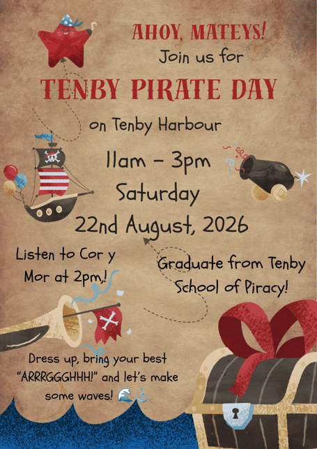 Tenby Pirate Day poster