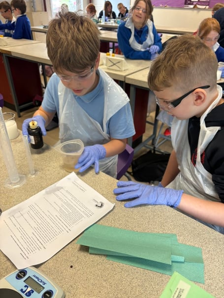 Counting drops of iodine Milford Haven