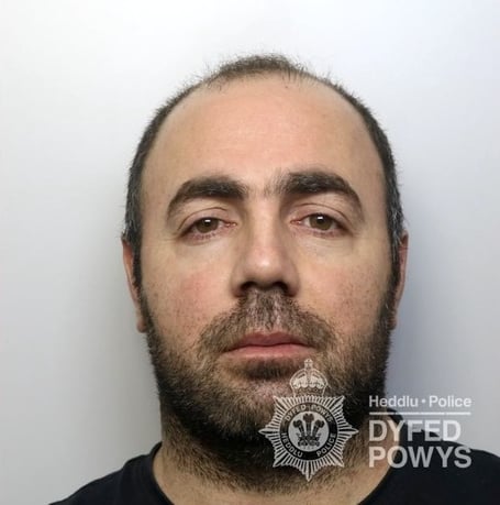 Isa Ayan, 38, was sentenced to 18 months imprisonment for taking upskirting photographs of schoolgirls in Carmarthen’s Poundland.