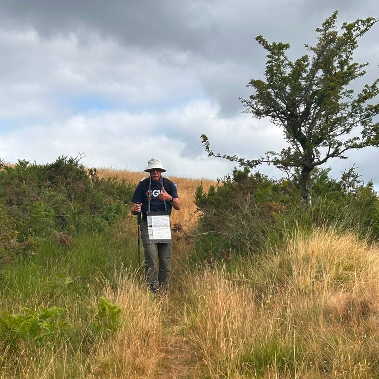 Grandad John Parry walking 450 miles