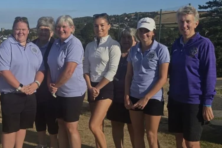 Jemma (second from right) with some of the C&P squad