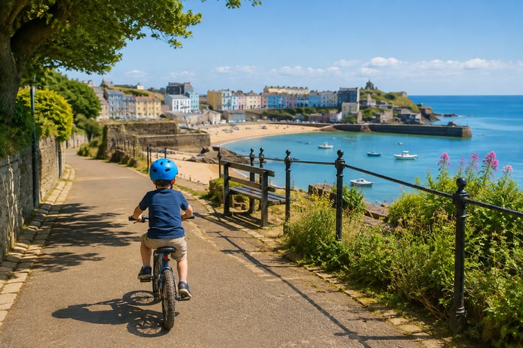 cycling in tenby