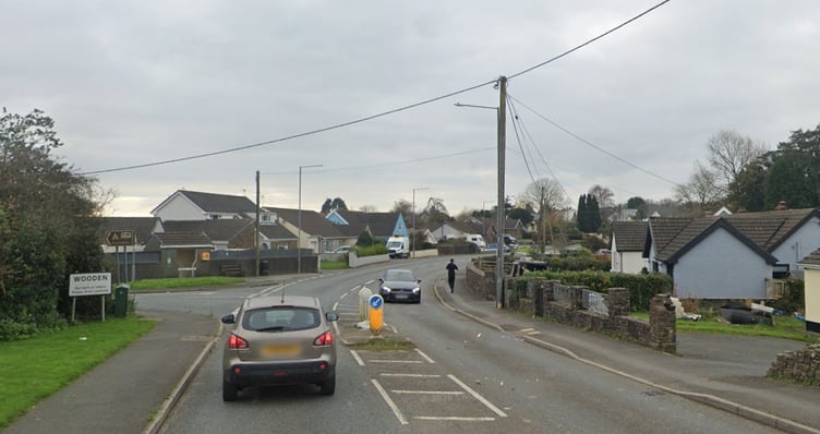 The property is located at Basford Park, Wooden, near Saundersfoot.