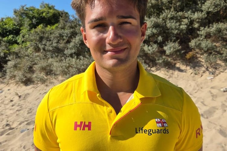 Tenby RNLI Lifeguard Gabe Thicker