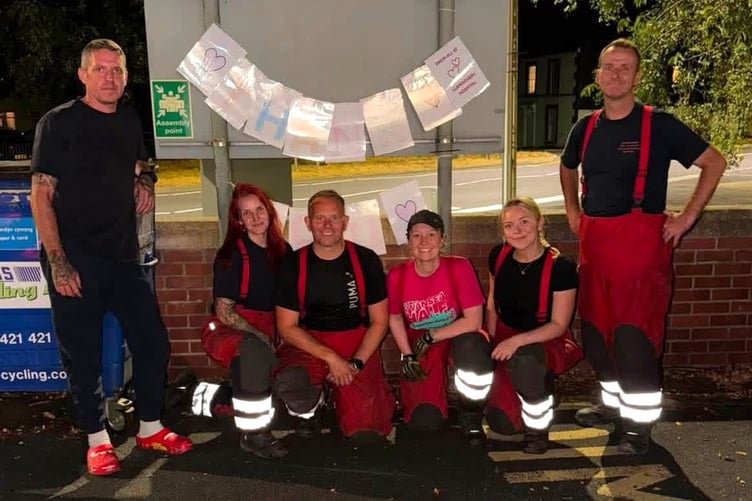 Llandovery Fire and Rescue Station also gave thanks over the weekend, for everyone’s support in the community.