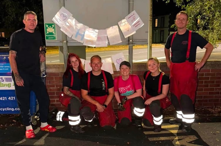 Llandovery Fire and Rescue Station also gave thanks over the weekend, for everyone’s support in the community.