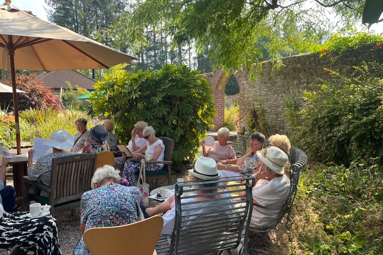 Tenby TravelArts mystery trippers at The Grove, Presteigne